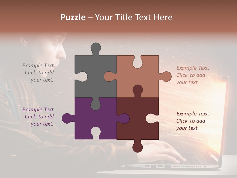 Film Laptop Browsing PowerPoint Template