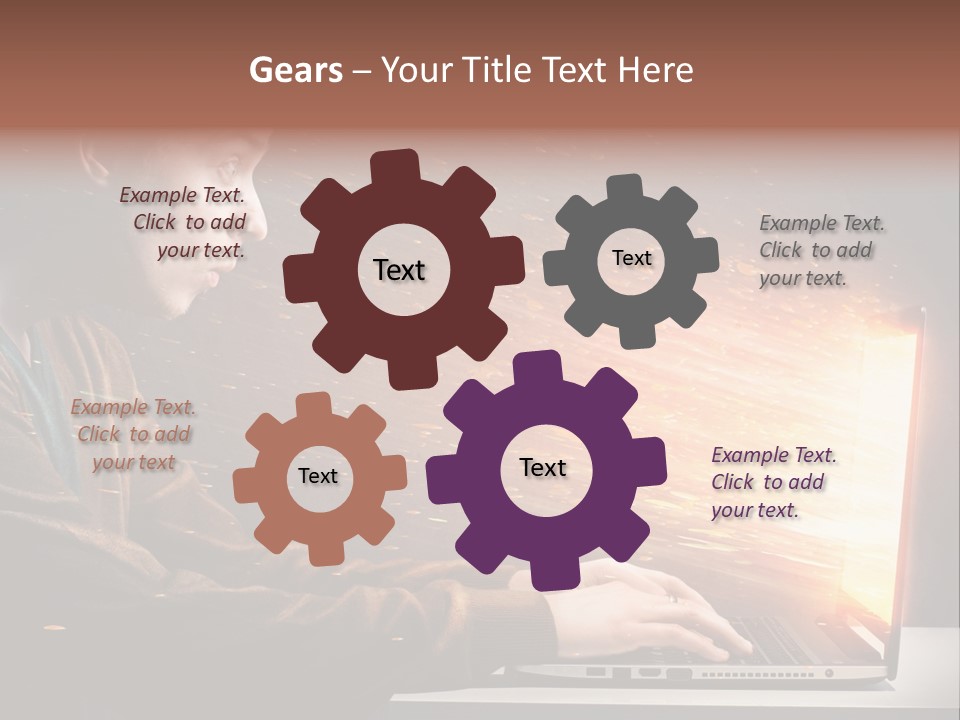 Film Laptop Browsing PowerPoint Template