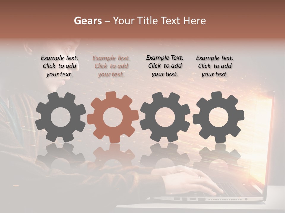Film Laptop Browsing PowerPoint Template