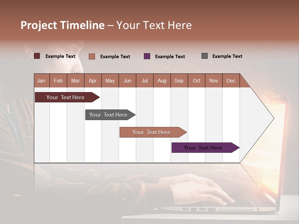 Film Laptop Browsing PowerPoint Template