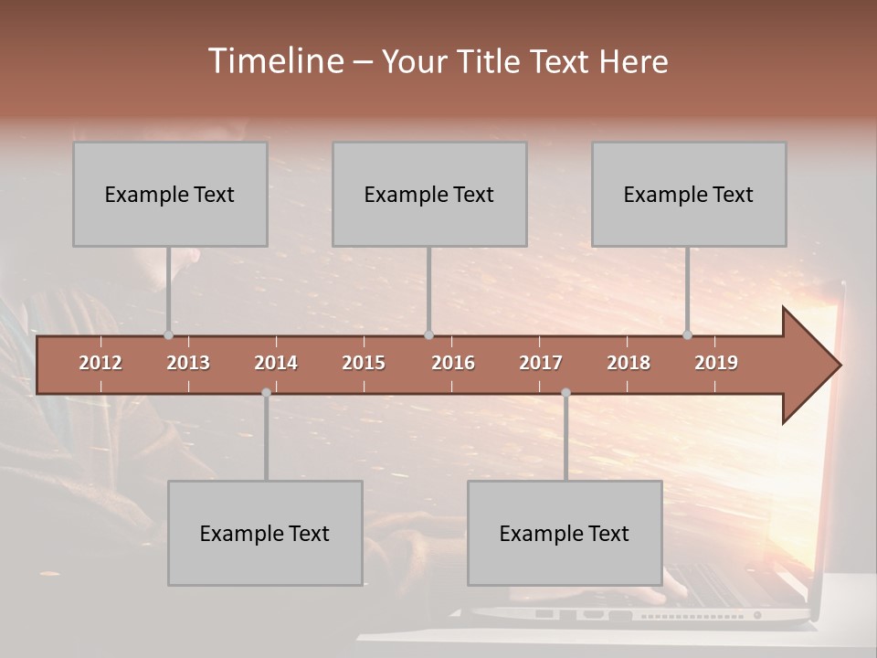 Film Laptop Browsing PowerPoint Template