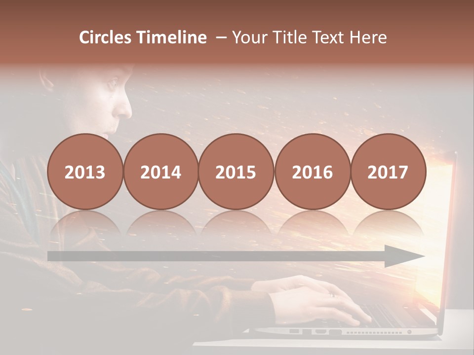 Film Laptop Browsing PowerPoint Template
