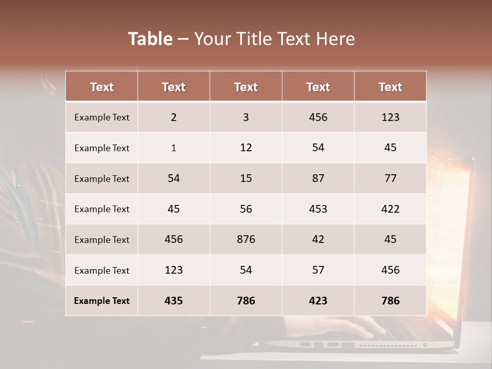 Film Laptop Browsing PowerPoint Template