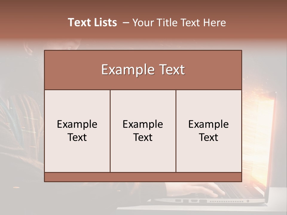 Film Laptop Browsing PowerPoint Template