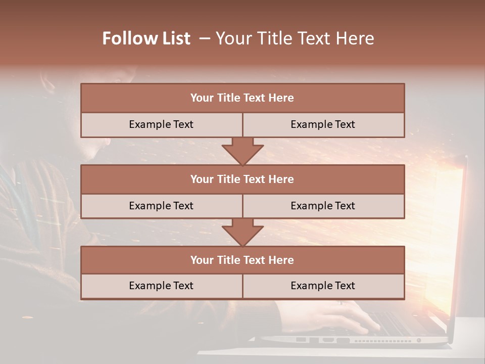 Film Laptop Browsing PowerPoint Template