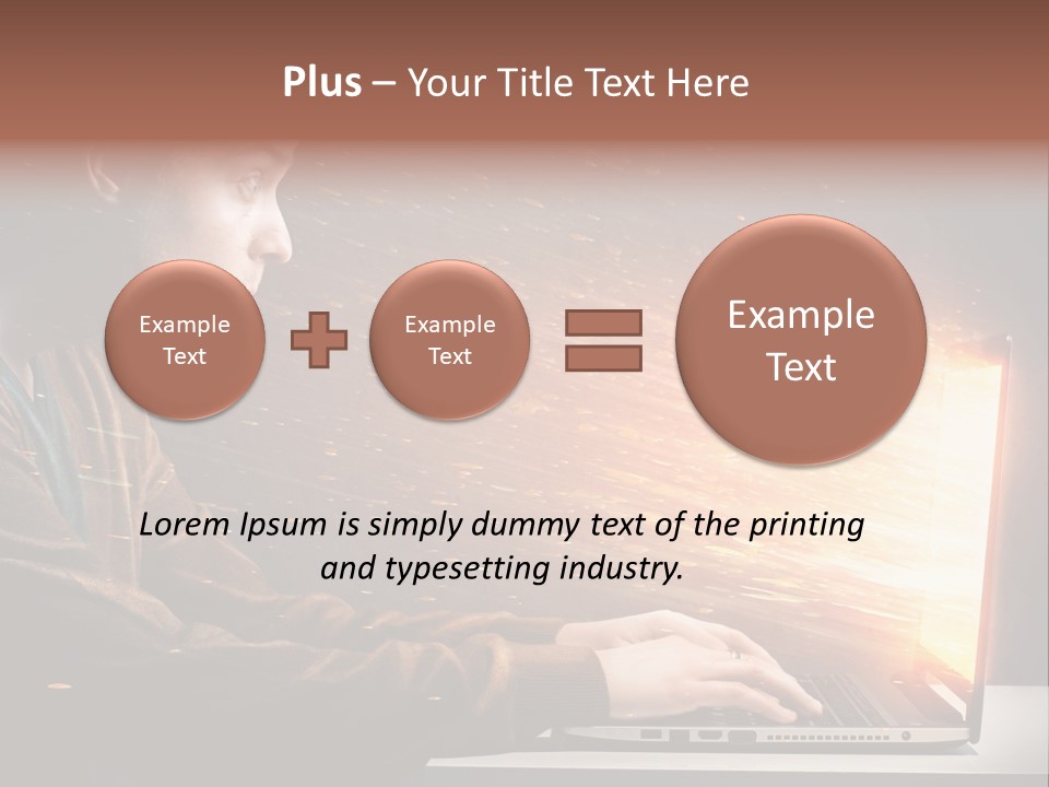 Film Laptop Browsing PowerPoint Template