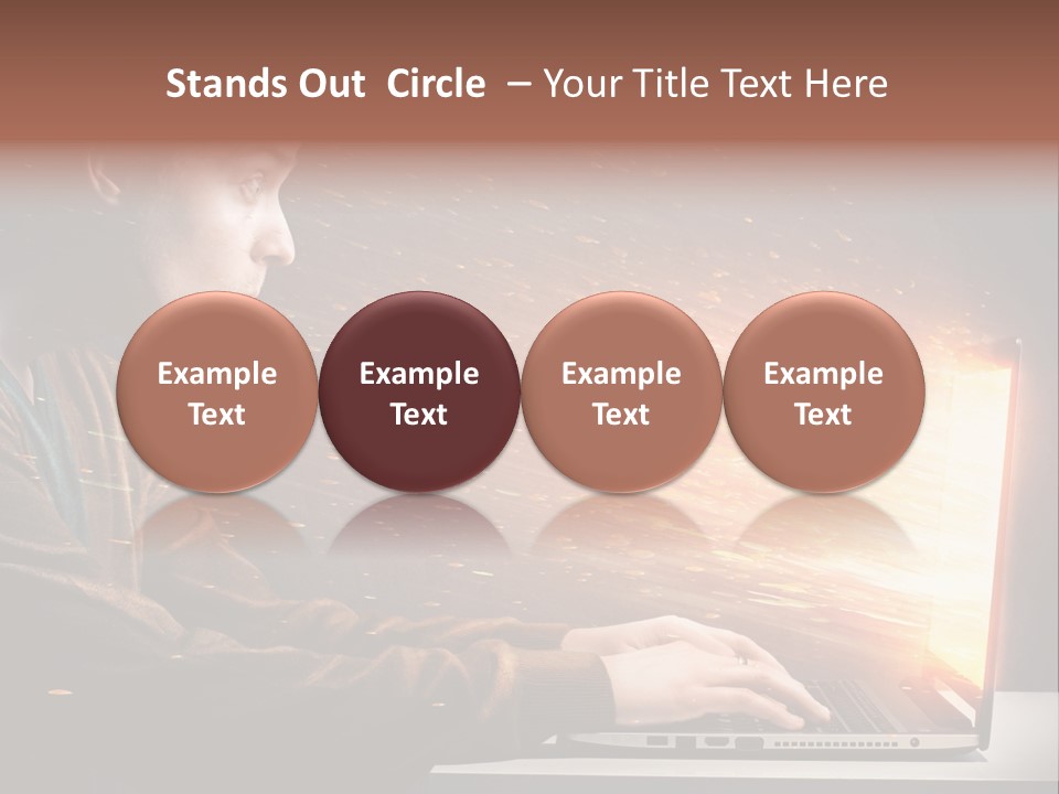 Film Laptop Browsing PowerPoint Template