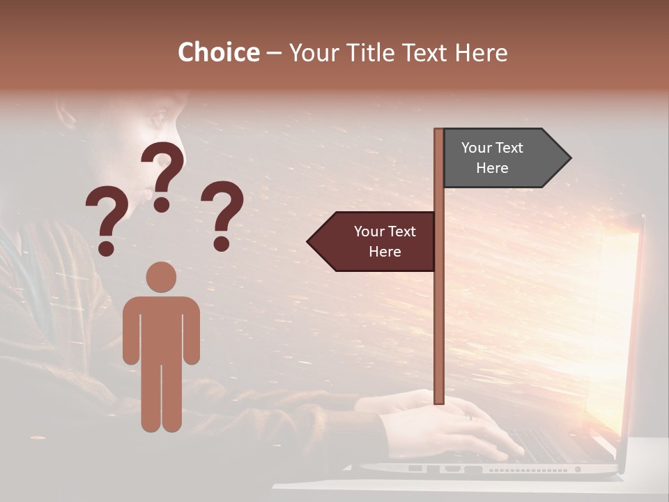 Film Laptop Browsing PowerPoint Template
