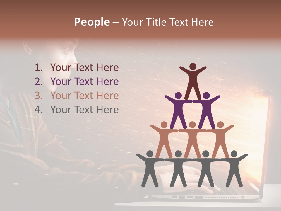 Film Laptop Browsing PowerPoint Template