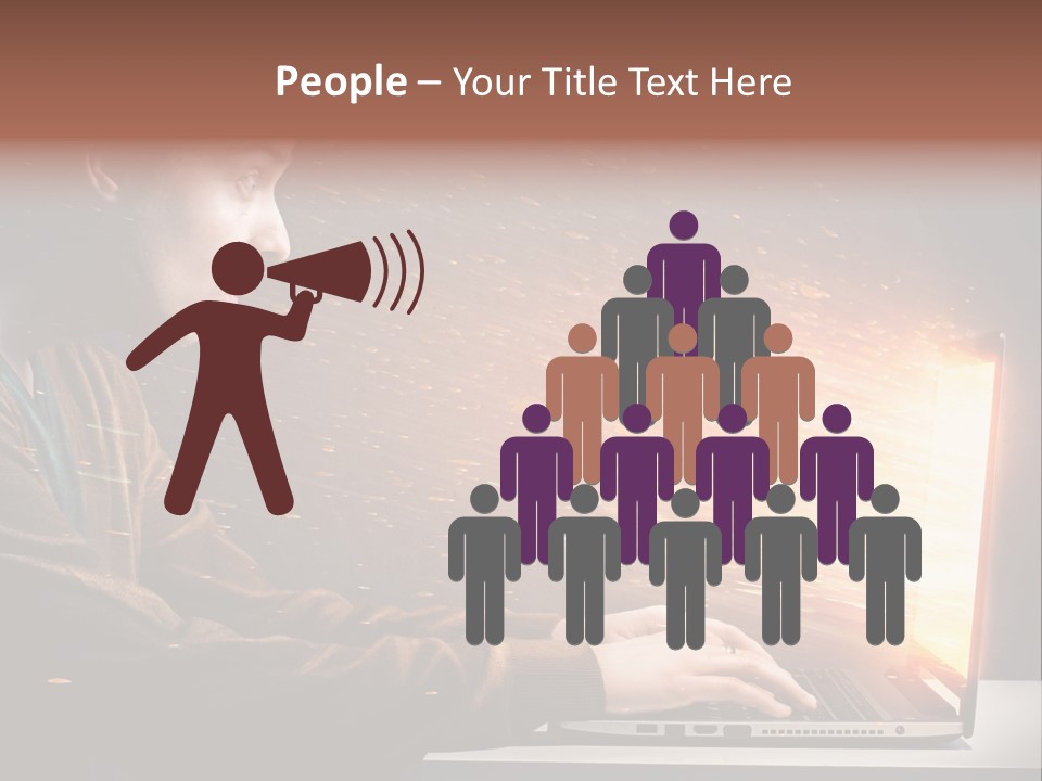 Film Laptop Browsing PowerPoint Template