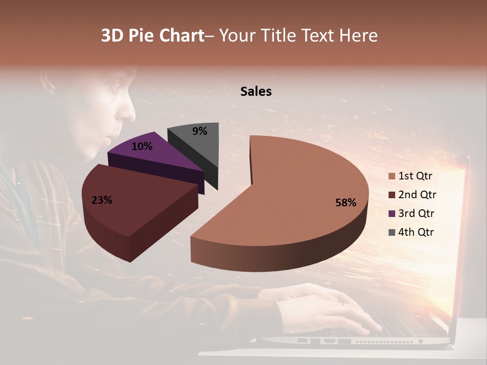 Film Laptop Browsing PowerPoint Template