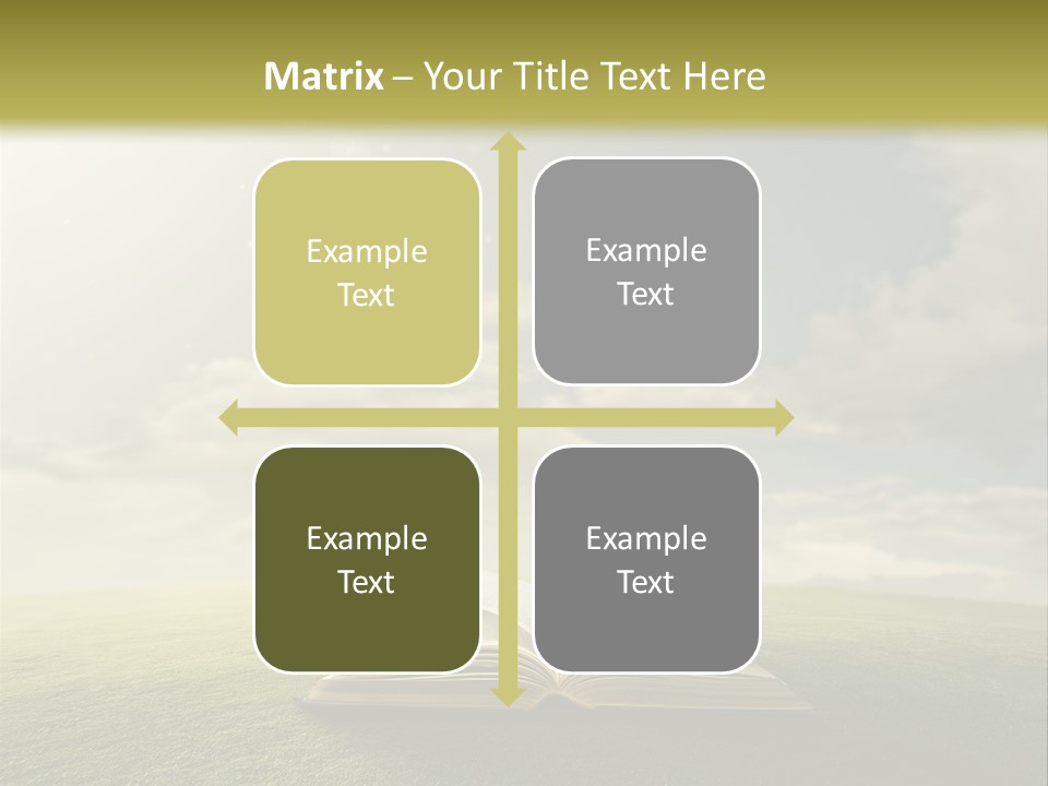 Bright Christ Magic PowerPoint Template