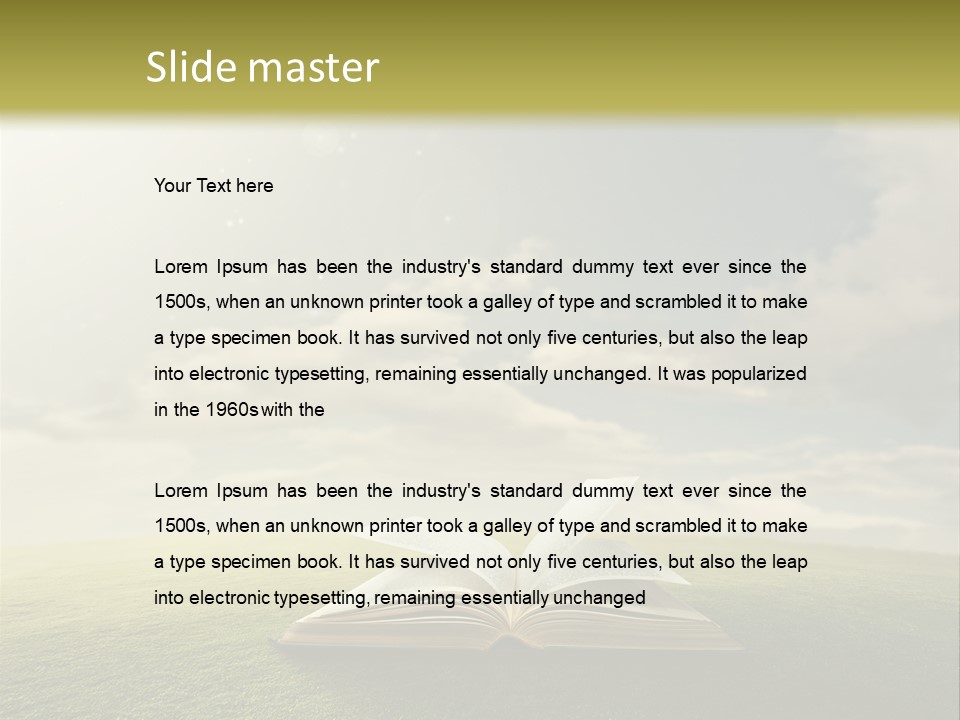 Bright Christ Magic PowerPoint Template