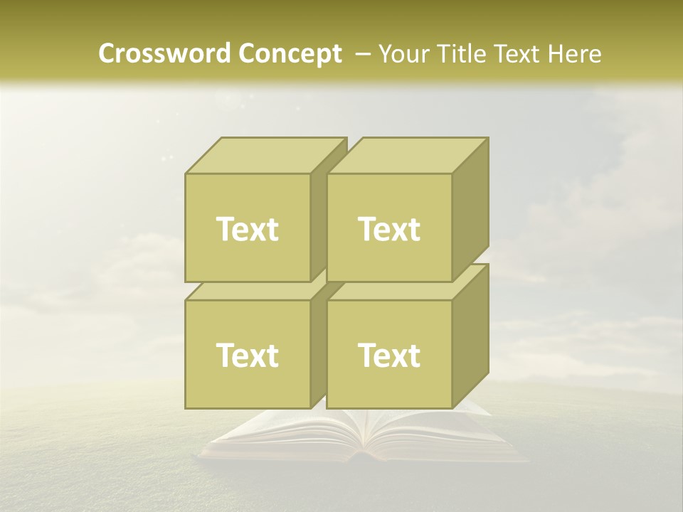 Bright Christ Magic PowerPoint Template