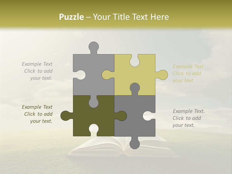 Bright Christ Magic PowerPoint Template