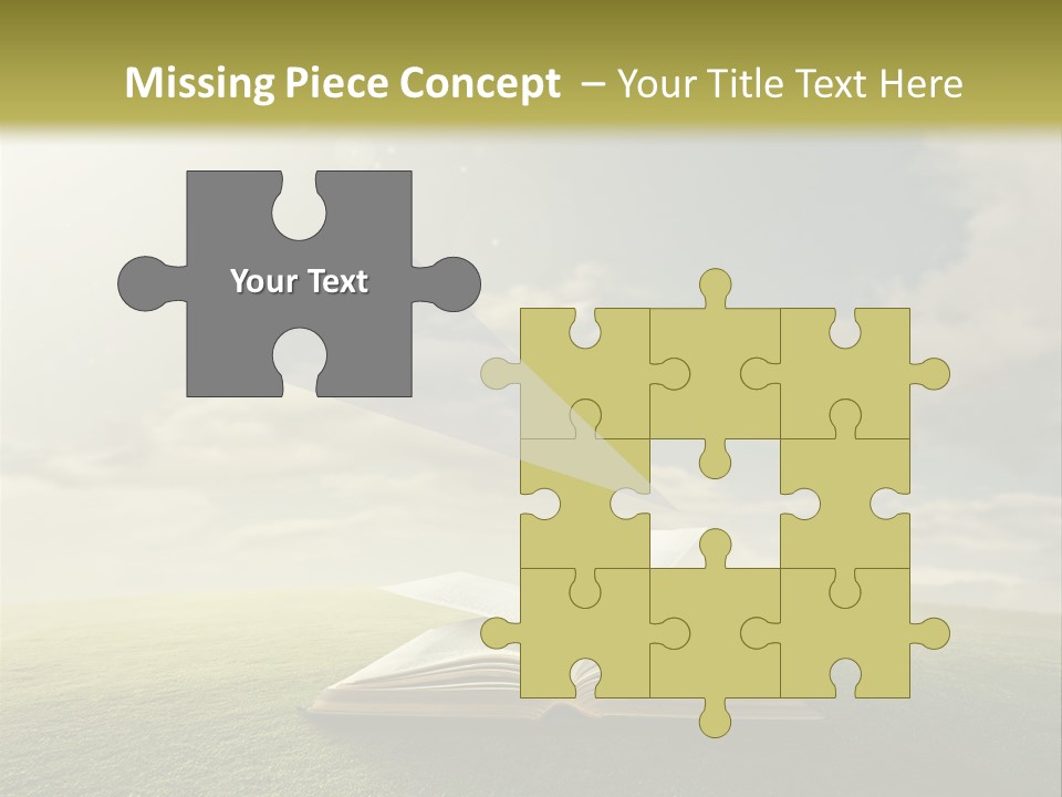 Bright Christ Magic PowerPoint Template