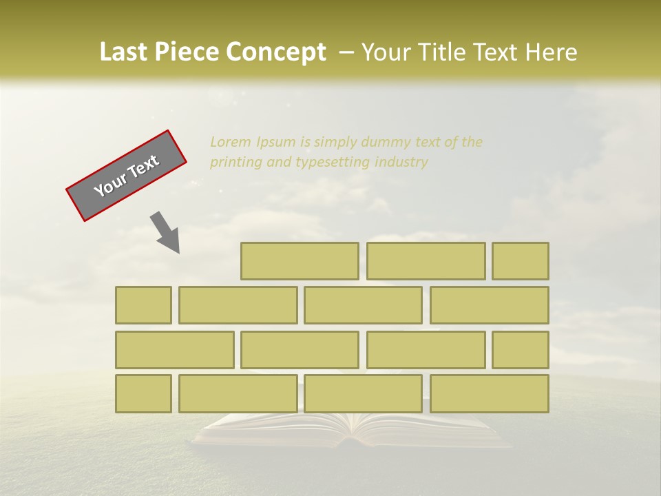 Bright Christ Magic PowerPoint Template