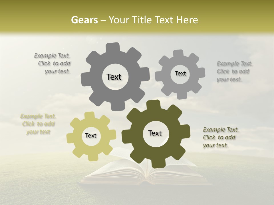 Bright Christ Magic PowerPoint Template