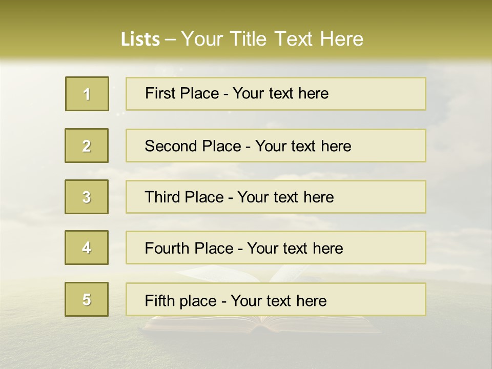 Bright Christ Magic PowerPoint Template