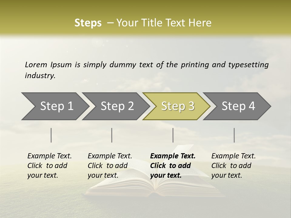 Bright Christ Magic PowerPoint Template