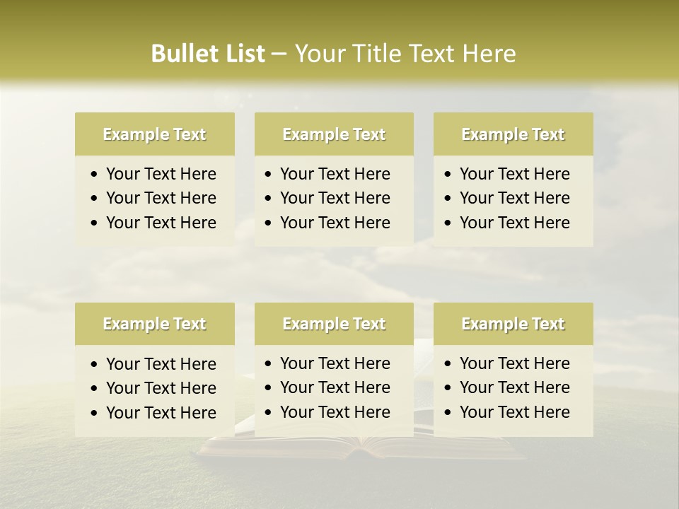 Bright Christ Magic PowerPoint Template