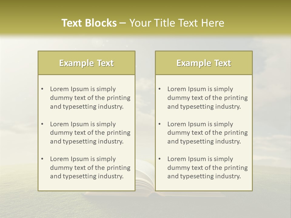 Bright Christ Magic PowerPoint Template