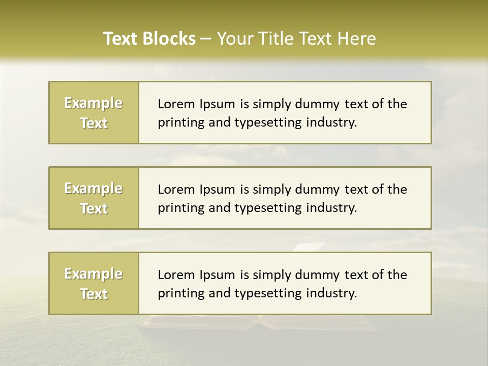 Bright Christ Magic PowerPoint Template