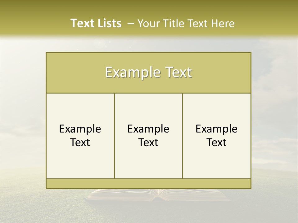 Bright Christ Magic PowerPoint Template