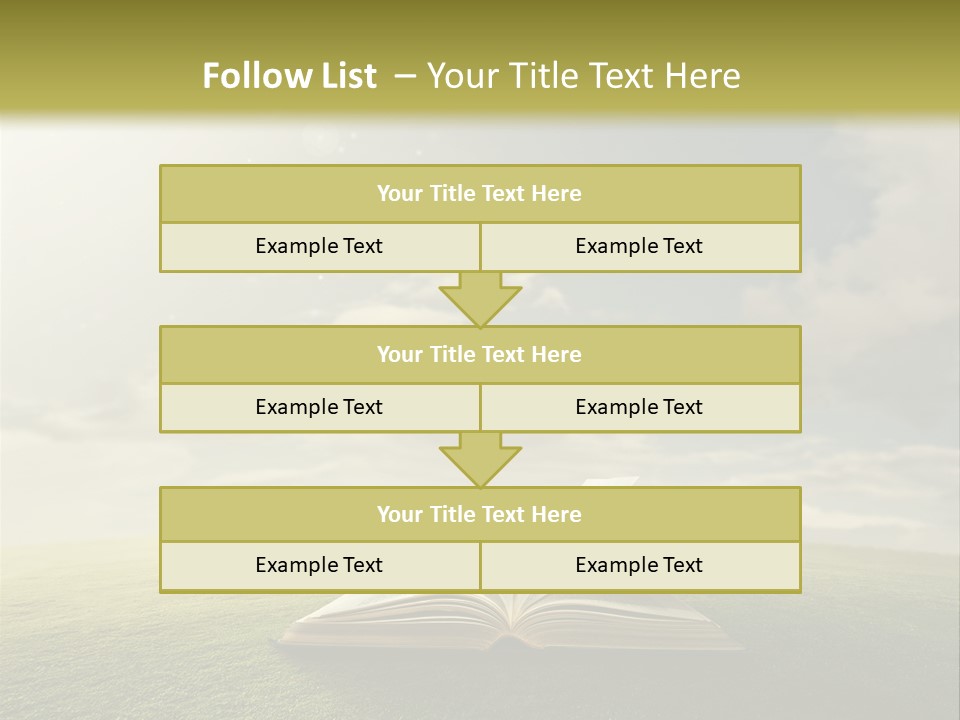 Bright Christ Magic PowerPoint Template