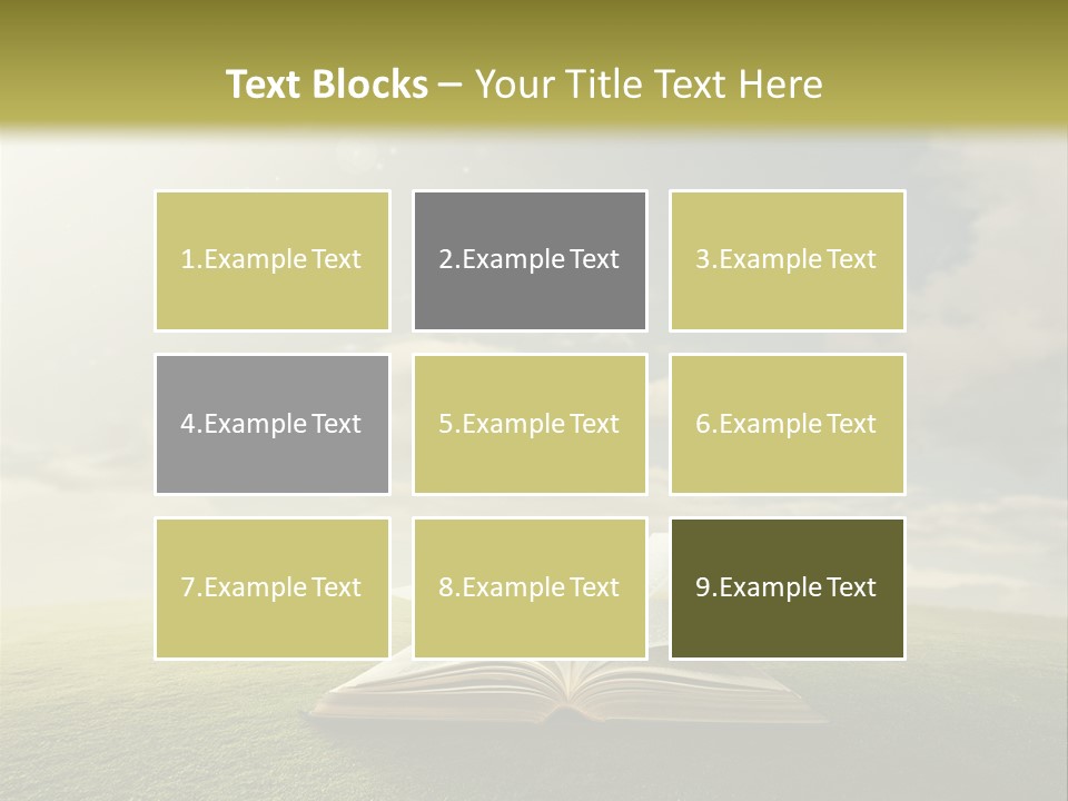 Bright Christ Magic PowerPoint Template