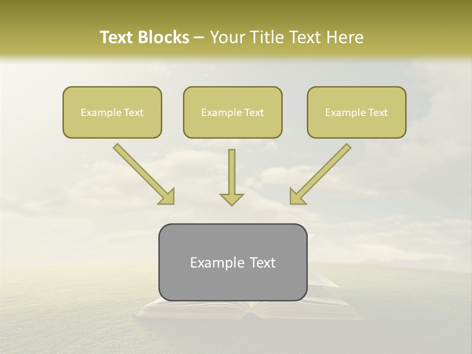 Bright Christ Magic PowerPoint Template