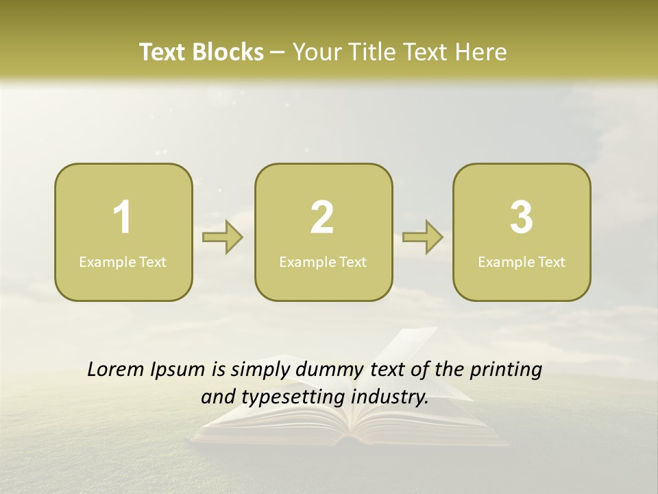 Bright Christ Magic PowerPoint Template