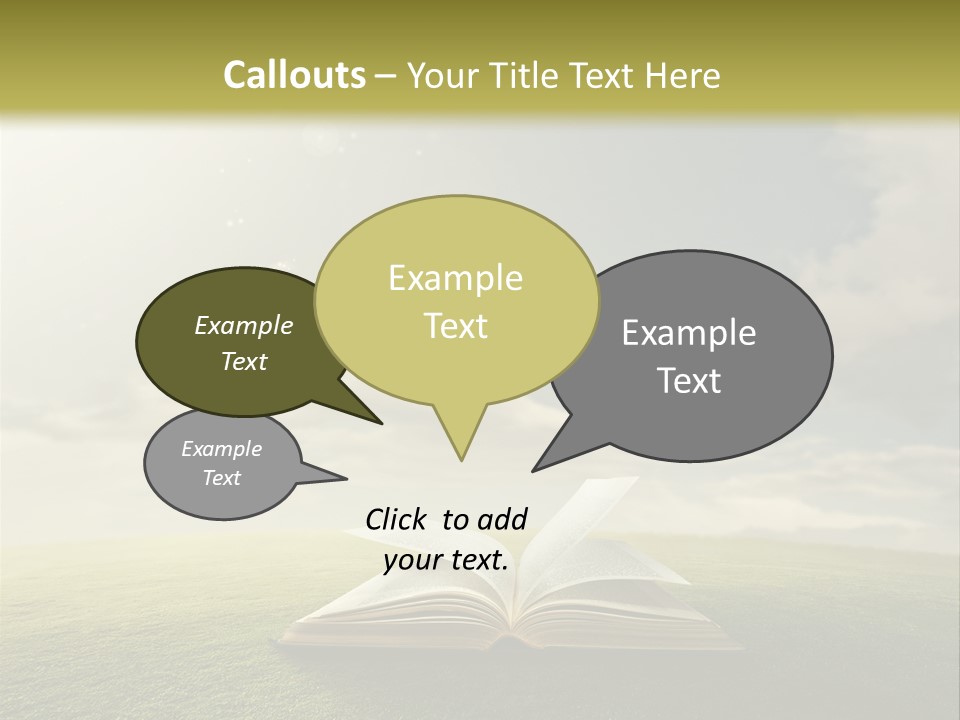 Bright Christ Magic PowerPoint Template