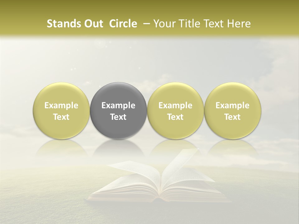 Bright Christ Magic PowerPoint Template