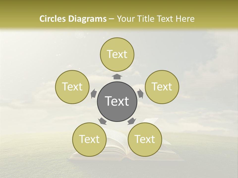 Bright Christ Magic PowerPoint Template