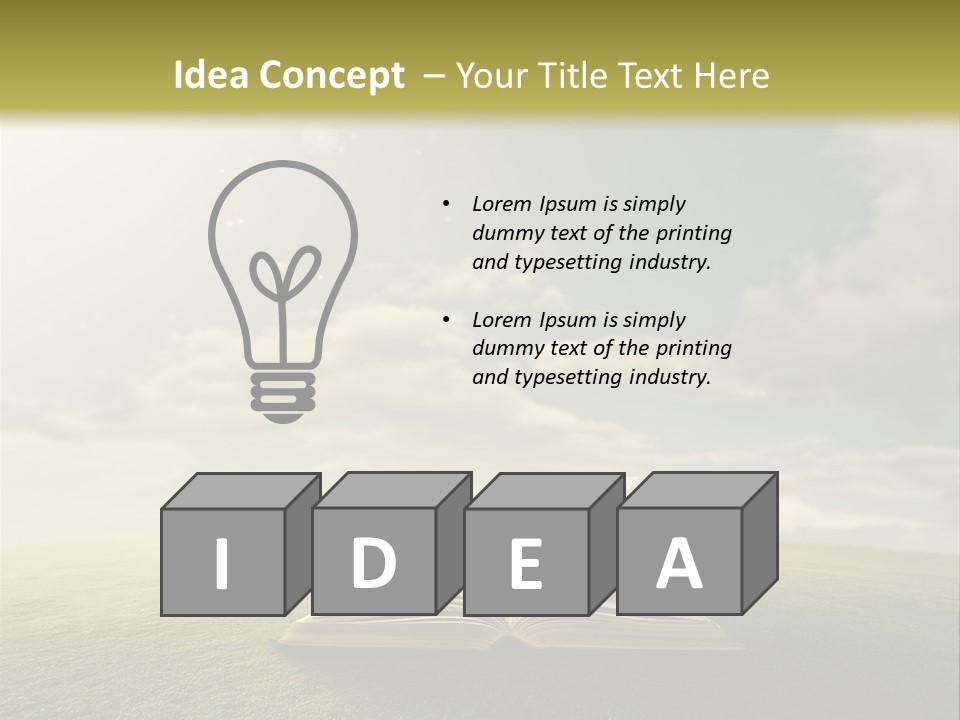 Bright Christ Magic PowerPoint Template