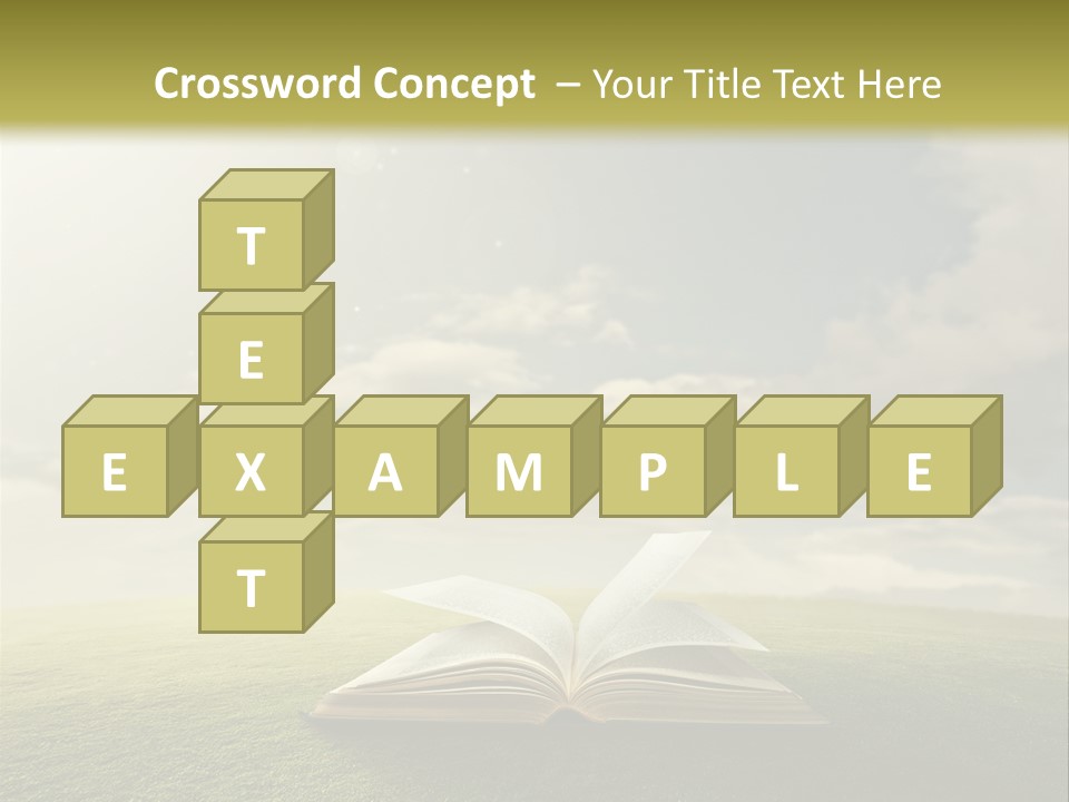 Bright Christ Magic PowerPoint Template