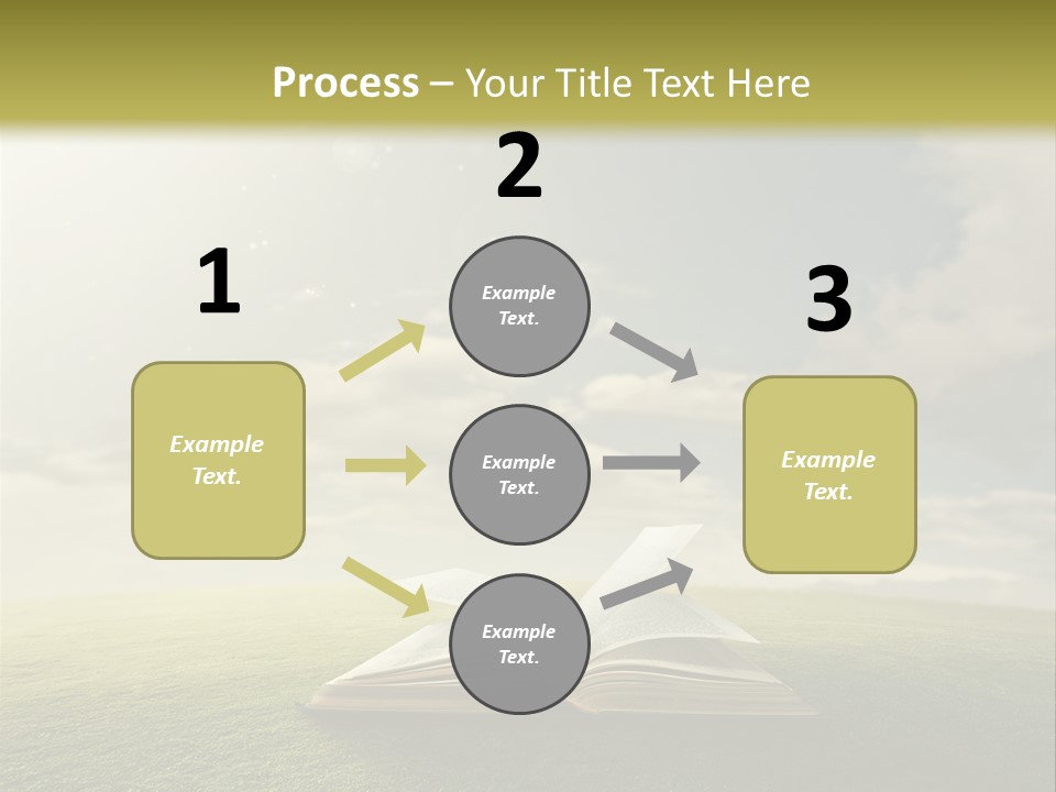 Bright Christ Magic PowerPoint Template