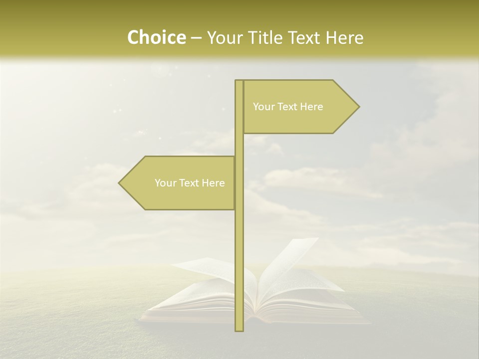 Bright Christ Magic PowerPoint Template