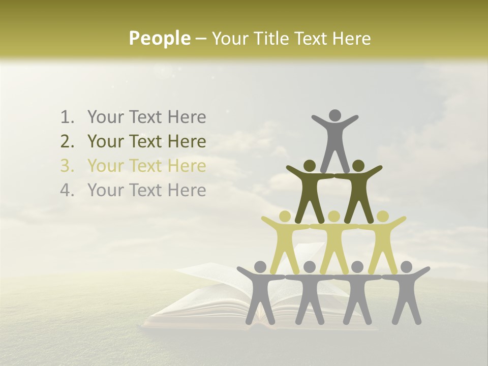 Bright Christ Magic PowerPoint Template