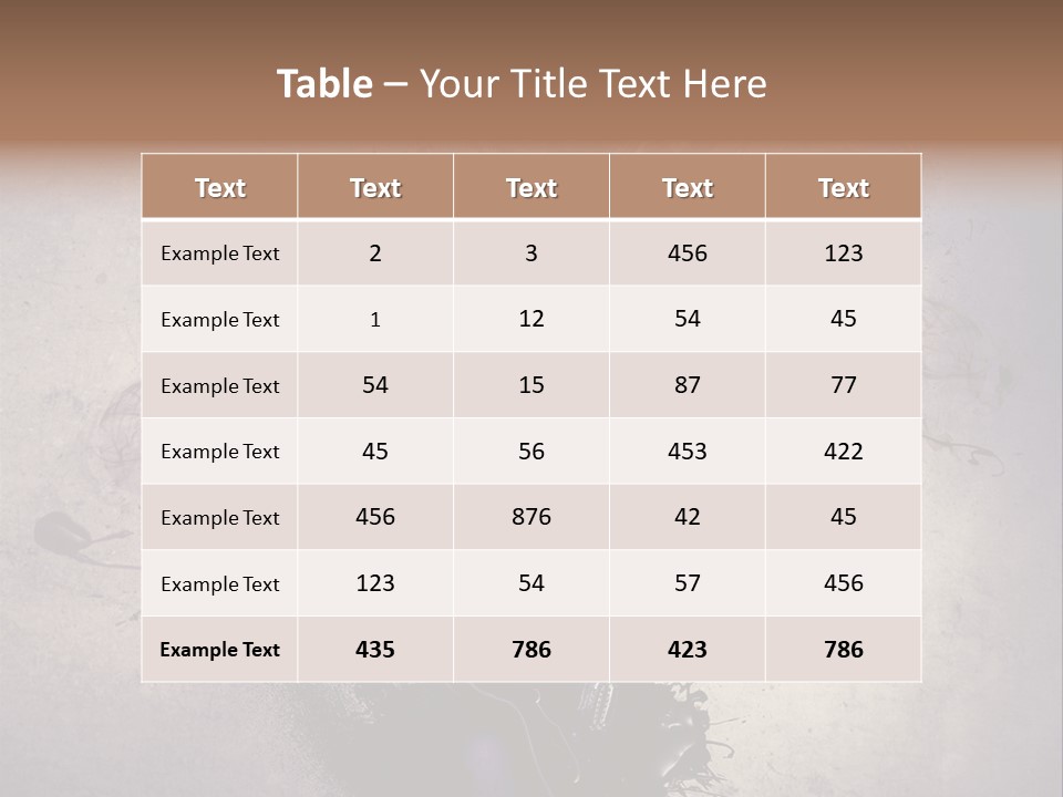 Dynamic Passion Rock PowerPoint Template