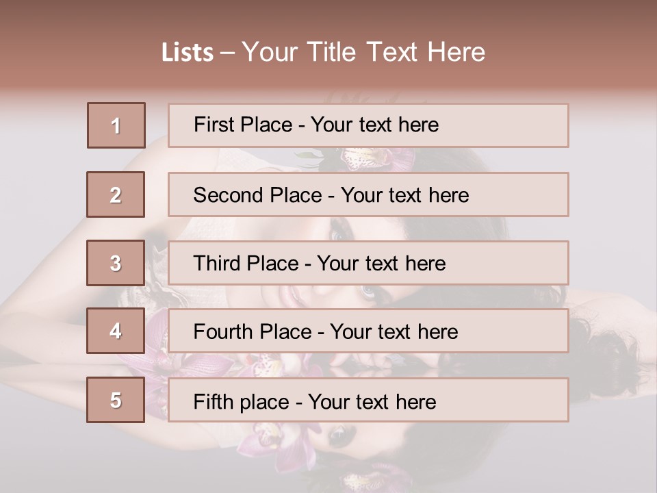 Pink Lying Professional PowerPoint Template