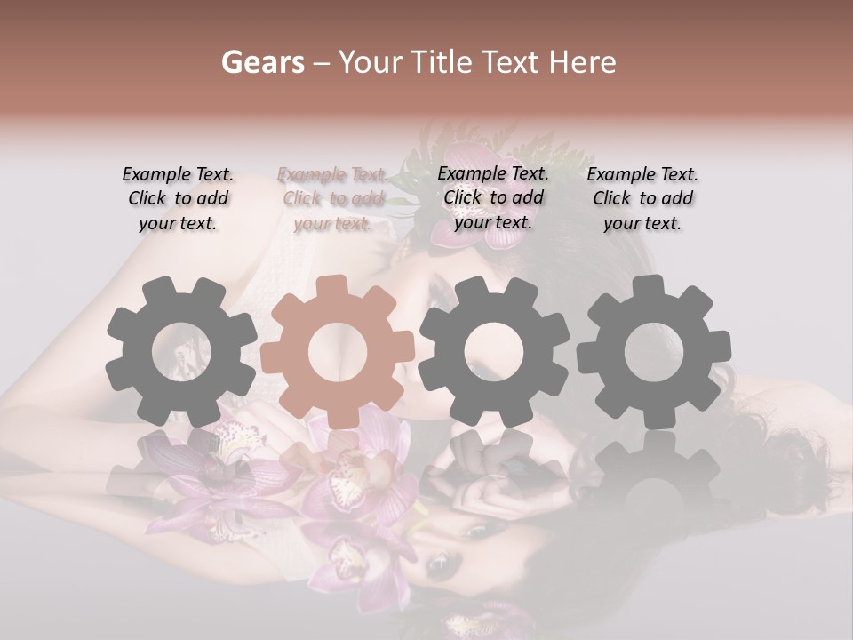 Pink Lying Professional PowerPoint Template