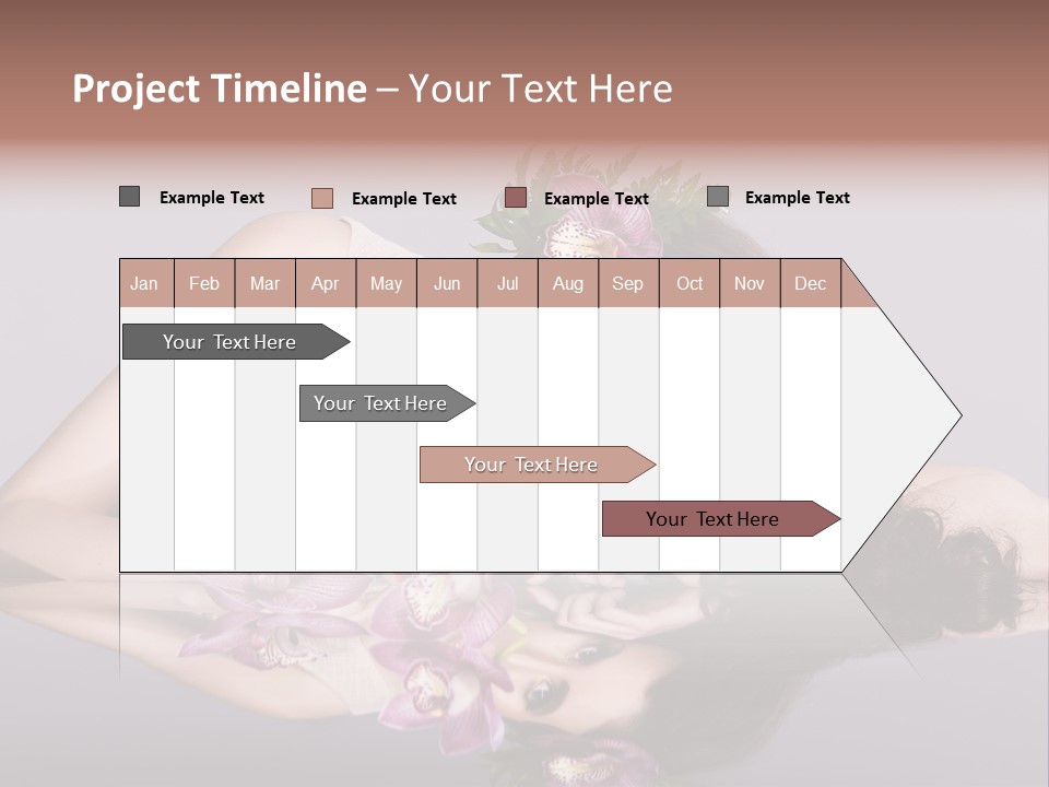 Pink Lying Professional PowerPoint Template