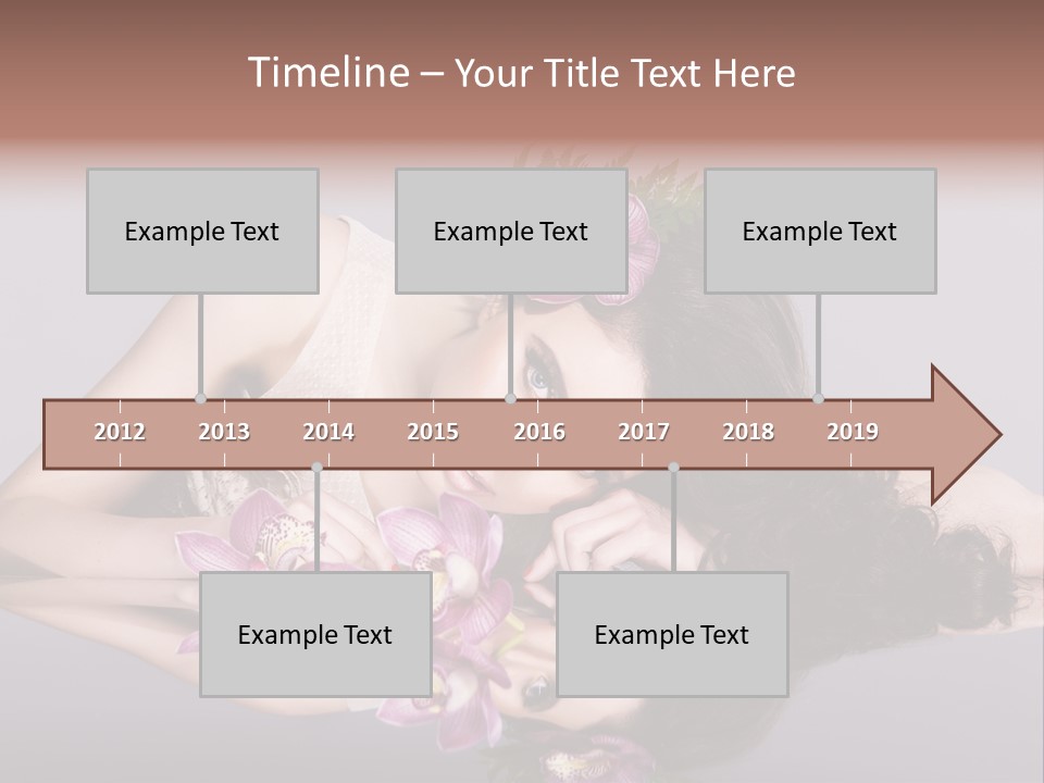 Pink Lying Professional PowerPoint Template