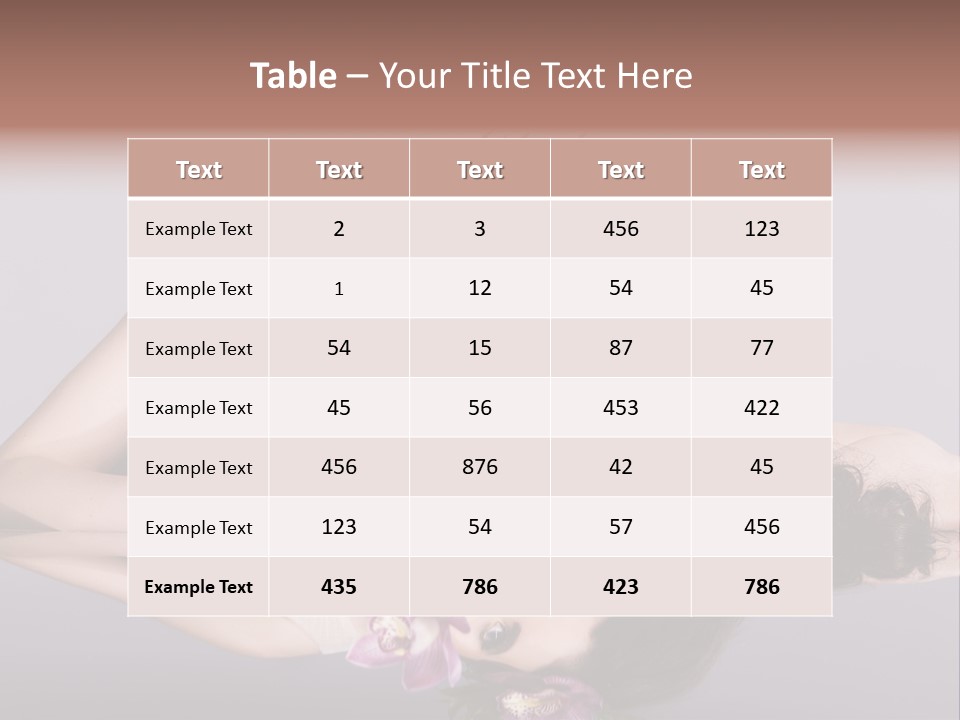 Pink Lying Professional PowerPoint Template