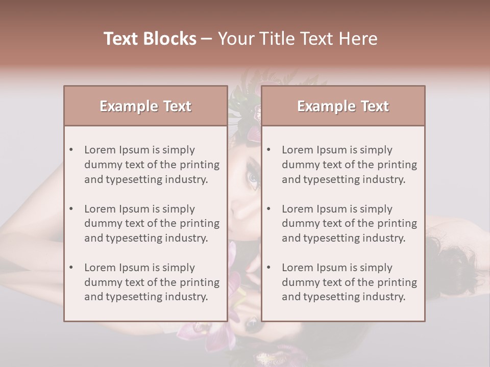 Pink Lying Professional PowerPoint Template