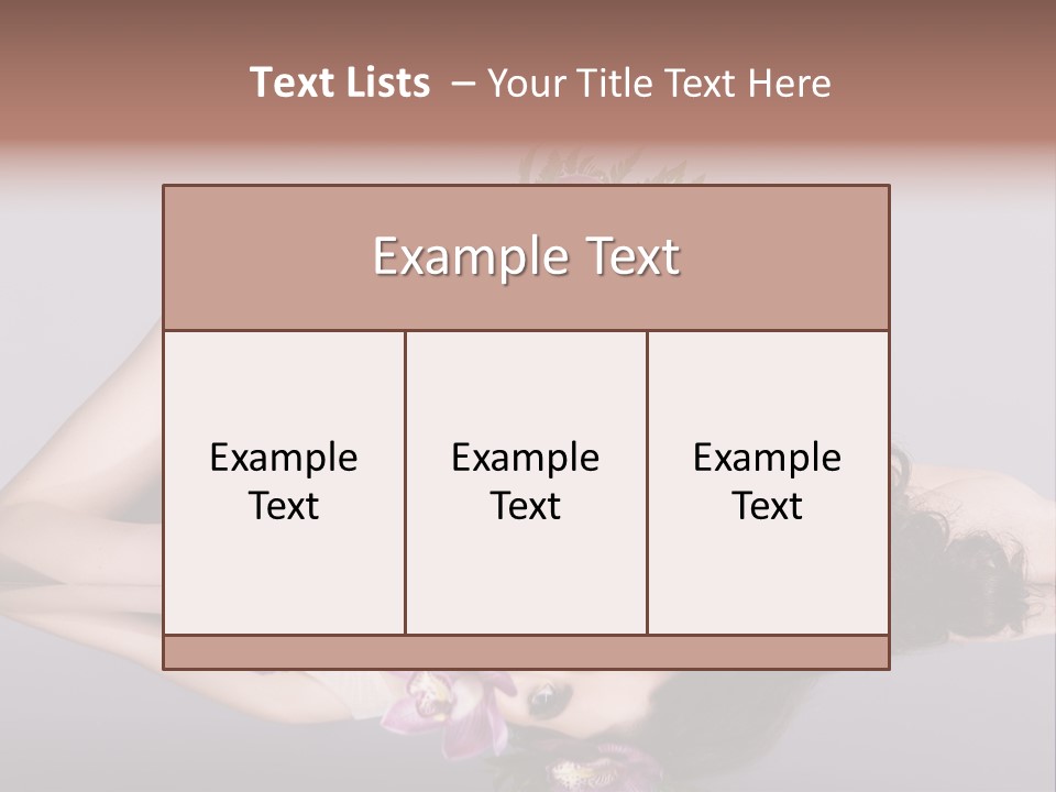 Pink Lying Professional PowerPoint Template