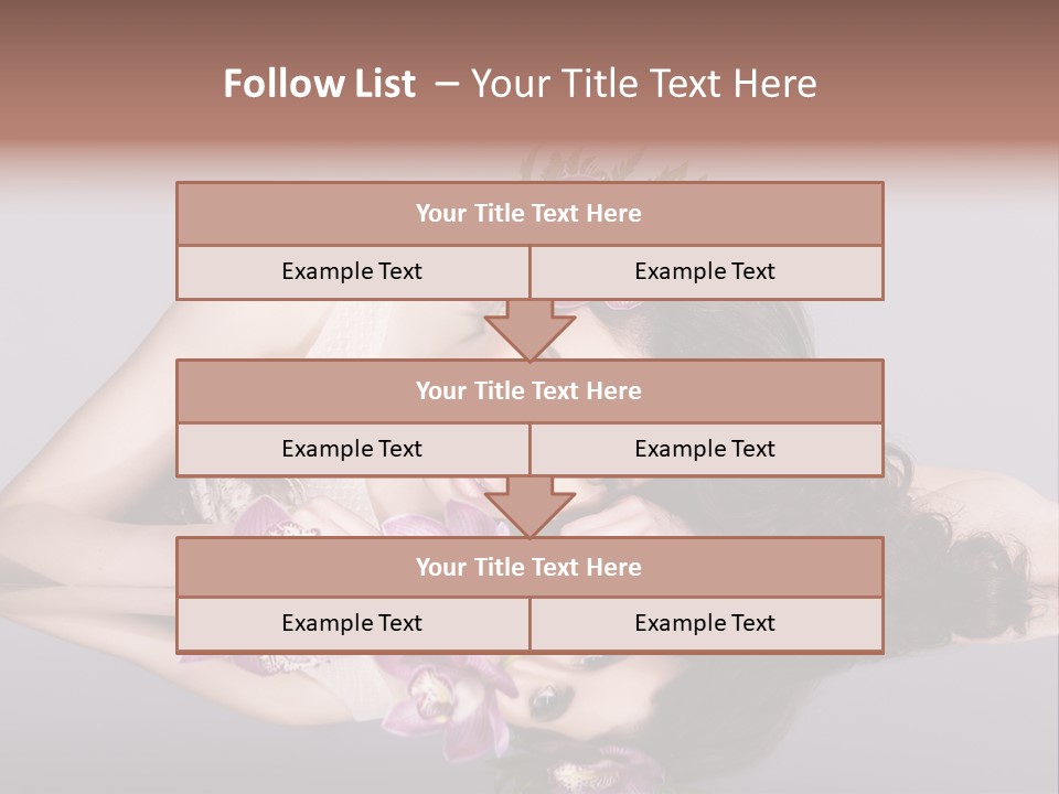 Pink Lying Professional PowerPoint Template
