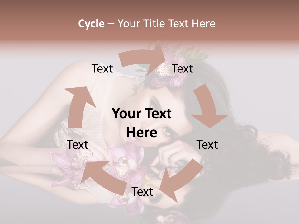 Pink Lying Professional PowerPoint Template